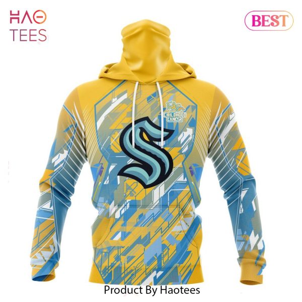 BEST NHL Seattle Kraken Specialized Design Fearless Against Childhood Cancers 3D Hoodie