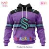 BEST NHL Seattle Kraken Specialized Design Fights Cancer 3D Hoodie