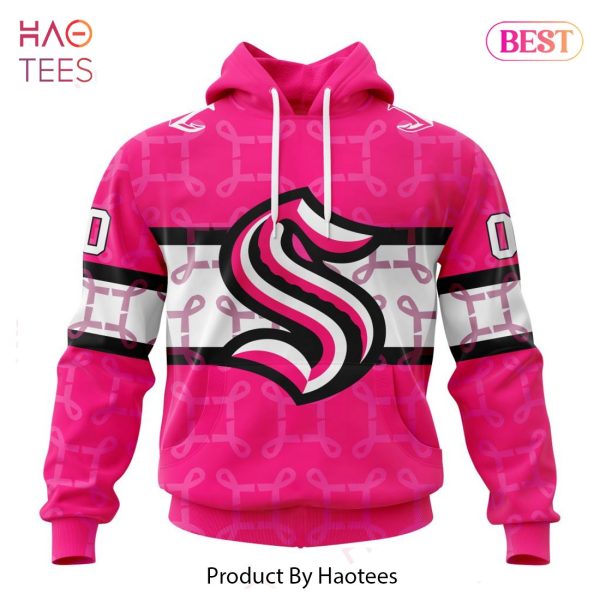 BEST NHL Seattle Kraken Specialized Design I Pink I Can! IN OCTOBER WE WEAR PINK BREAST CANCER 3D Hoodie