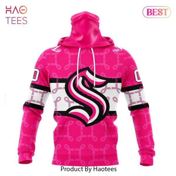 BEST NHL Seattle Kraken Specialized Design I Pink I Can! IN OCTOBER WE WEAR PINK BREAST CANCER 3D Hoodie