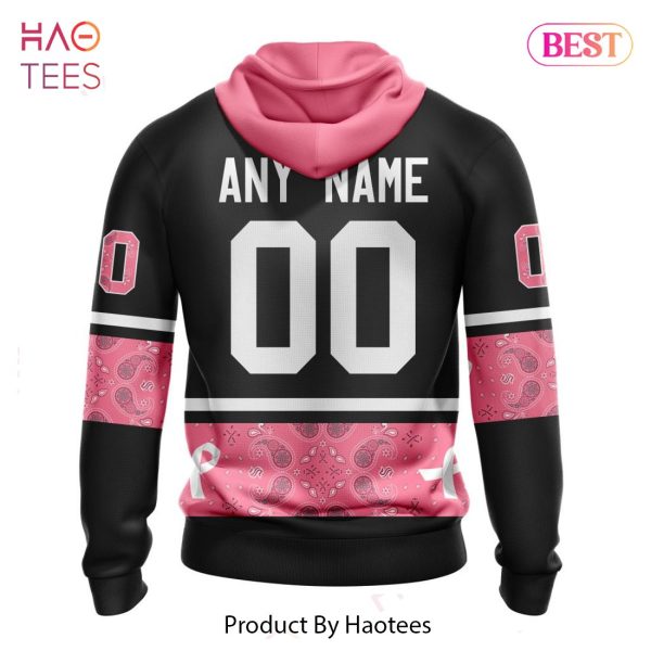 BEST NHL Seattle Kraken Specialized Design In Classic Style With Paisley! IN OCTOBER WE WEAR PINK BREAST CANCER 3D Hoodie