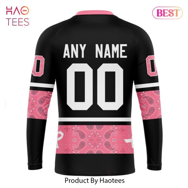 BEST NHL Seattle Kraken Specialized Design In Classic Style With Paisley! IN OCTOBER WE WEAR PINK BREAST CANCER 3D Hoodie