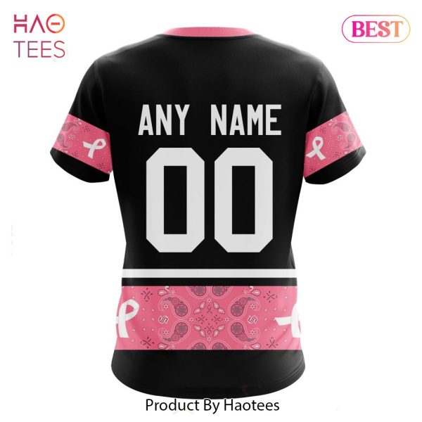 BEST NHL Seattle Kraken Specialized Design In Classic Style With Paisley! IN OCTOBER WE WEAR PINK BREAST CANCER 3D Hoodie