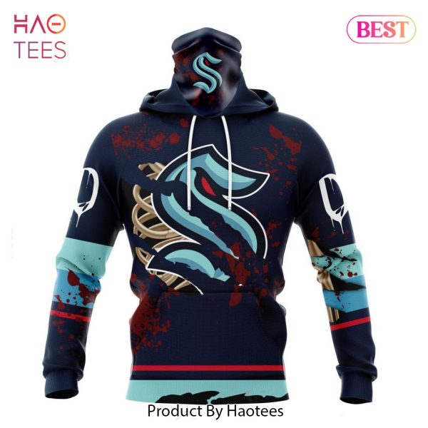 BEST NHL Seattle Kraken Specialized Design Jersey With Your Ribs For Halloween 3D Hoodie