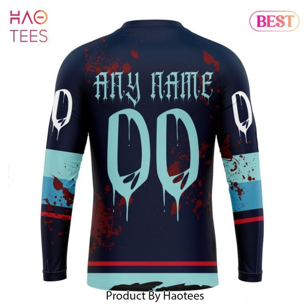 BEST NHL Seattle Kraken Specialized Design Jersey With Your Ribs For Halloween 3D Hoodie