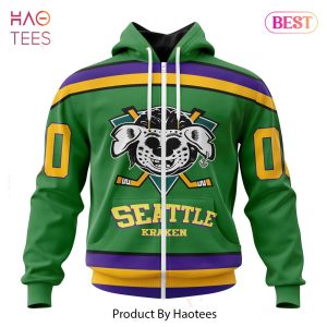 BEST NHL Seattle Kraken Specialized Design X The Mighty Ducks 3D Hoodie