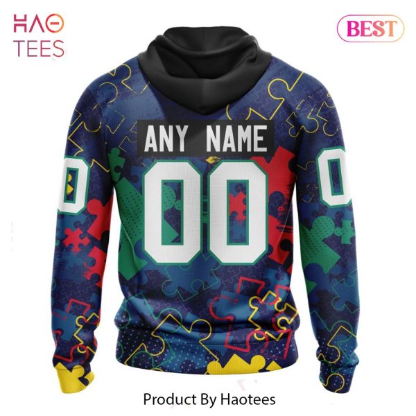 BEST NHL Seattle Kraken Specialized Fearless Aganst Autism 3D Hoodie
