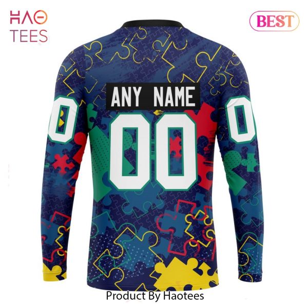 BEST NHL Seattle Kraken Specialized Fearless Aganst Autism 3D Hoodie