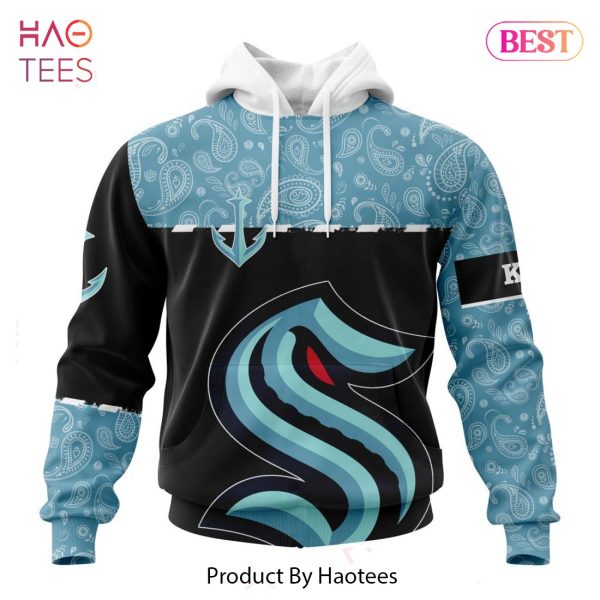 BEST NHL Seattle Kraken Specialized Jersey Hockey With Paisley 3D Hoodie