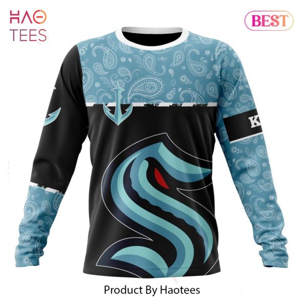 BEST NHL Seattle Kraken Specialized Jersey Hockey With Paisley 3D Hoodie