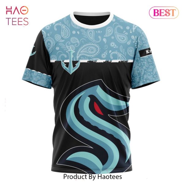 BEST NHL Seattle Kraken Specialized Jersey Hockey With Paisley 3D Hoodie