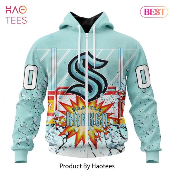 BEST NHL Seattle Kraken Specialized Jersey With Ice Hockey Arena 3D Hoodie