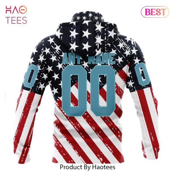 BEST NHL Seattle Kraken Specialized Kits For Honor US’s Military 3D Hoodie