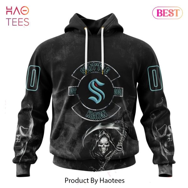 BEST NHL Seattle Kraken Specialized Kits For Rock Night 3D Hoodie