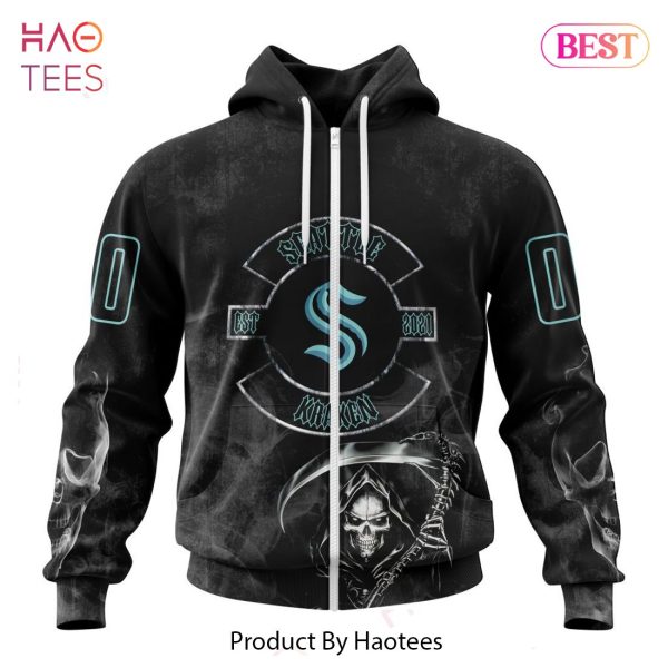 BEST NHL Seattle Kraken Specialized Kits For Rock Night 3D Hoodie