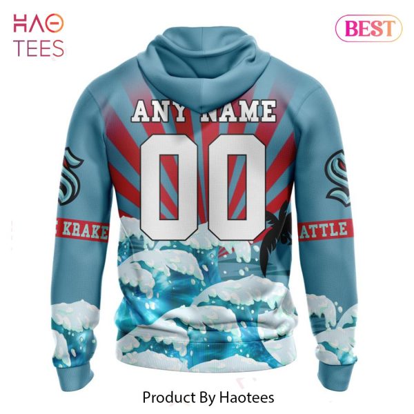 BEST NHL Seattle Kraken Specialized Kits For The Grateful Dead 3D Hoodie