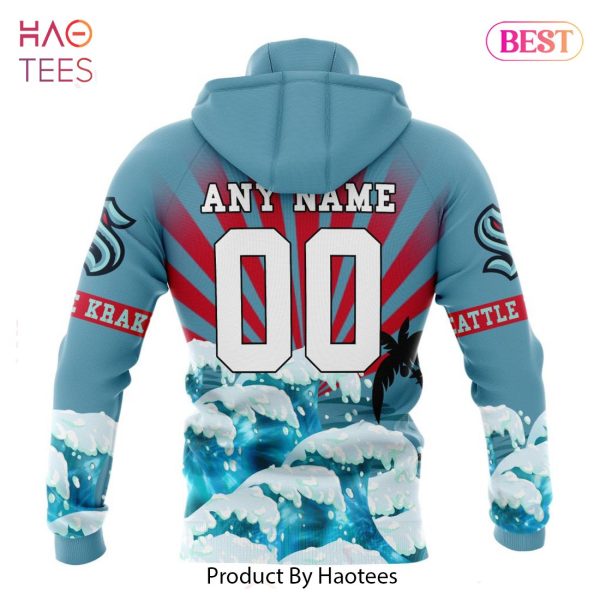 BEST NHL Seattle Kraken Specialized Kits For The Grateful Dead 3D Hoodie