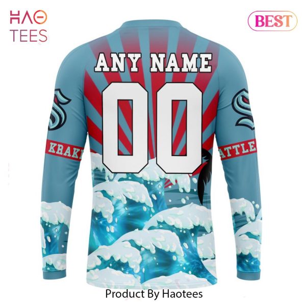 BEST NHL Seattle Kraken Specialized Kits For The Grateful Dead 3D Hoodie