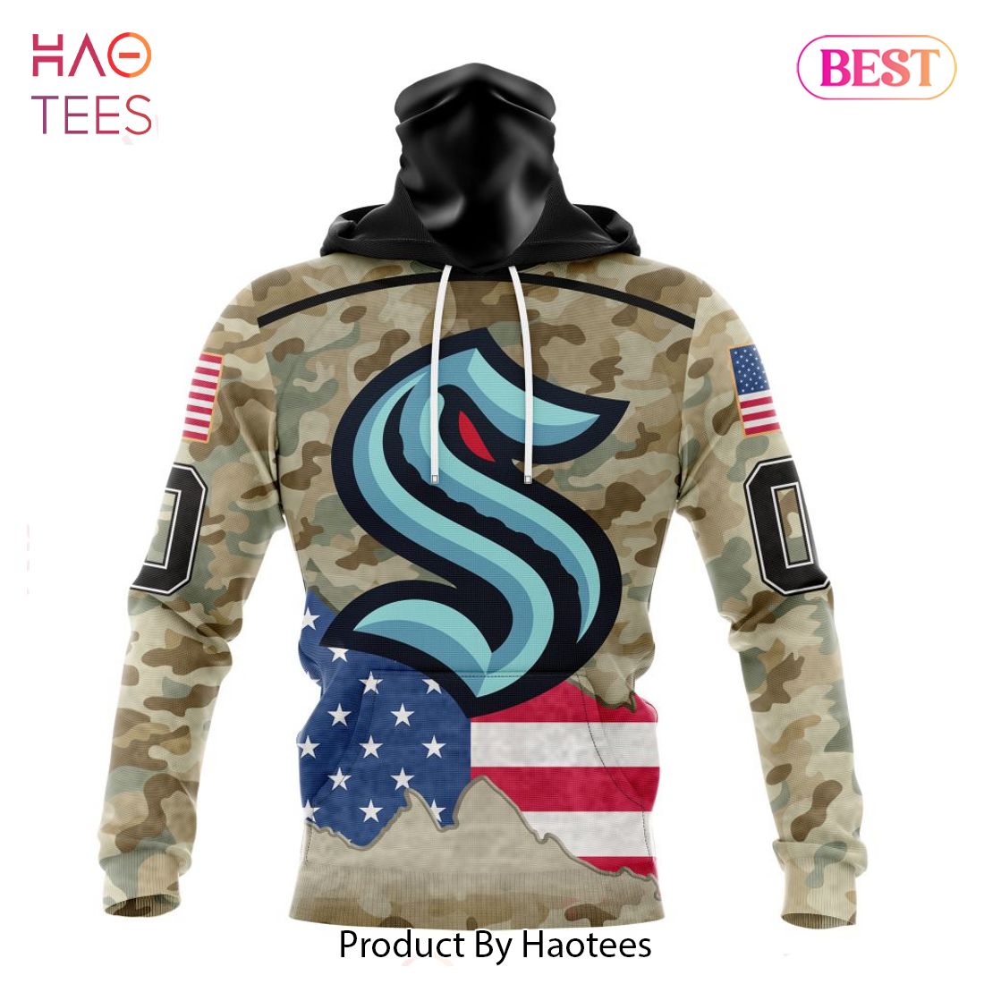 BEST NHL Seattle Kraken Specialized Kits For United State With Camo Color 3D Hoodie BEST NHL Seattle Kraken Specialized Kits For United State With Camo Color 3D Hoodie