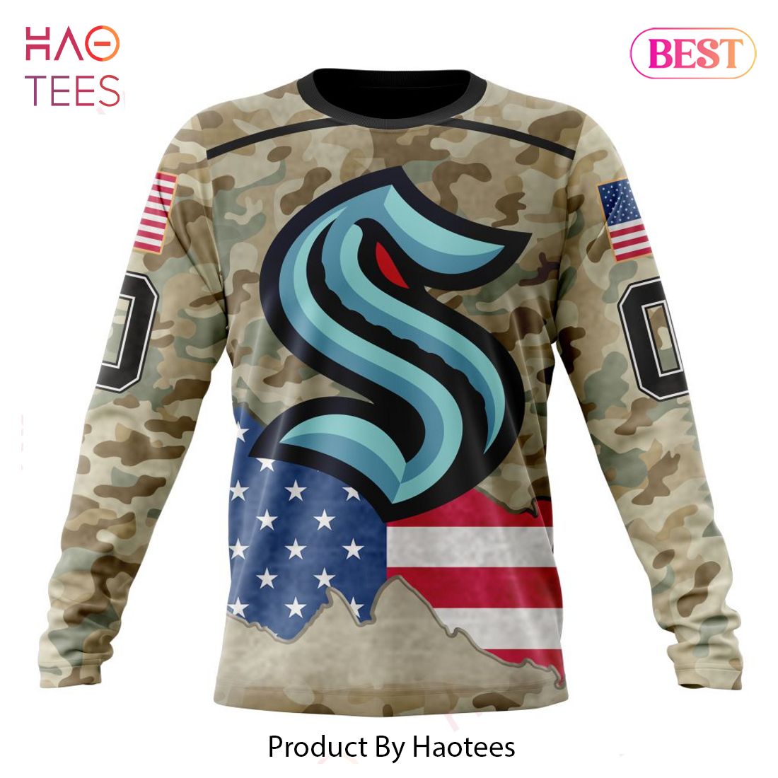 BEST NHL Seattle Kraken Specialized Kits For United State With Camo Color 3D Hoodie BEST NHL Seattle Kraken Specialized Kits For United State With Camo Color 3D Hoodie