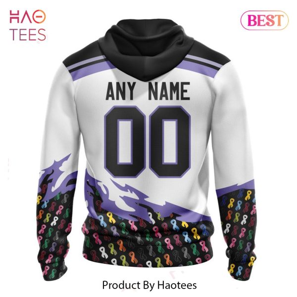 BEST NHL Seattle Kraken Specialized Kits In OCTOBER WE STAND TOGETHER WE CAN BEAT CANCER 3D Hoodie
