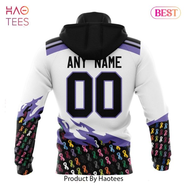 BEST NHL Seattle Kraken Specialized Kits In OCTOBER WE STAND TOGETHER WE CAN BEAT CANCER 3D Hoodie