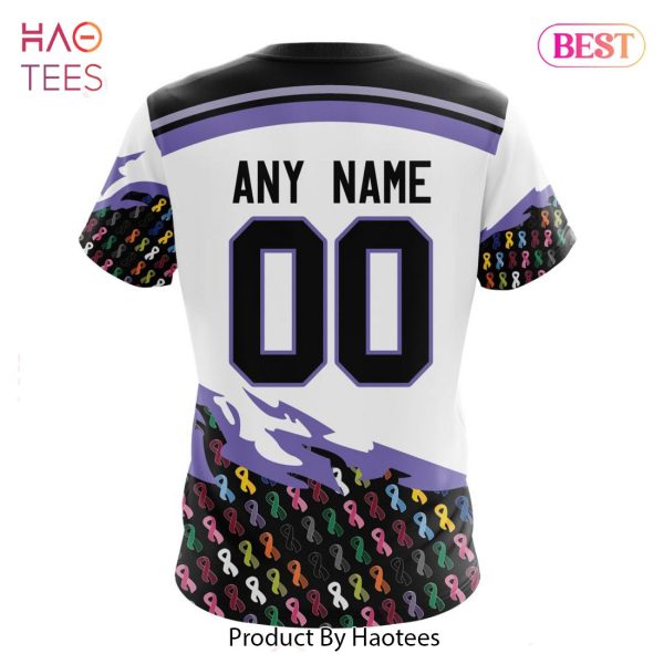 BEST NHL Seattle Kraken Specialized Kits In OCTOBER WE STAND TOGETHER WE CAN BEAT CANCER 3D Hoodie
