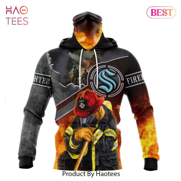 BEST NHL Seattle Kraken Specialized Kits To Honor FireFighter In Patriot Day We Will Never Forget 3D Hoodie