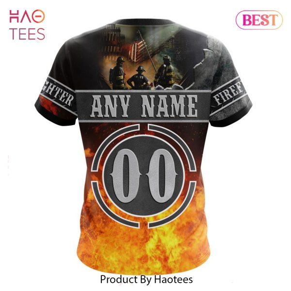 BEST NHL Seattle Kraken Specialized Kits To Honor FireFighter In Patriot Day We Will Never Forget 3D Hoodie