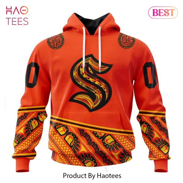 BEST NHL Seattle Kraken Specialized National Day For Truth And Reconciliation 3D Hoodie