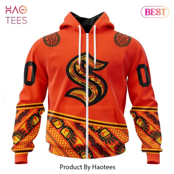 BEST NHL Seattle Kraken Specialized National Day For Truth And Reconciliation 3D Hoodie