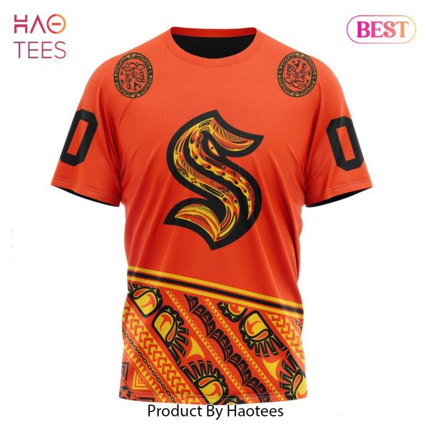 BEST NHL Seattle Kraken Specialized National Day For Truth And Reconciliation 3D Hoodie