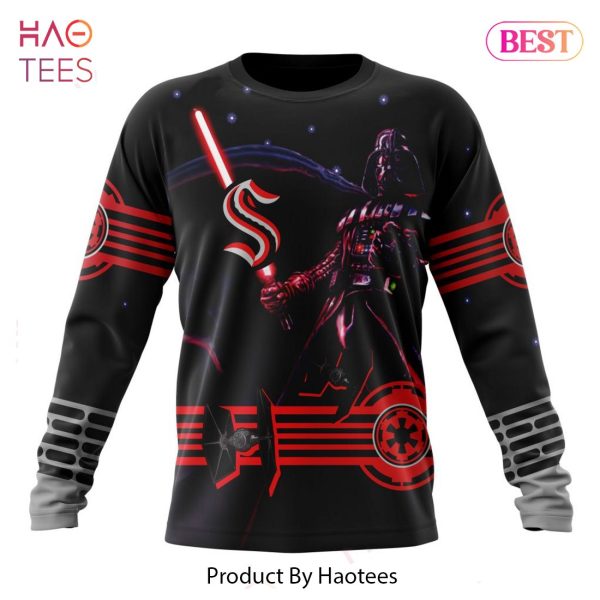 BEST NHL Seattle Kraken Specialized Starwar Darth Vader Version Jersey 3D Hoodie