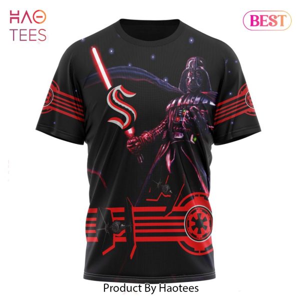 BEST NHL Seattle Kraken Specialized Starwar Darth Vader Version Jersey 3D Hoodie
