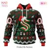 BEST NHL Seattle Kraken Specialized Unisex For Hockey Fights Cancer 3D Hoodie BEST NHL Seattle Kraken Specialized Unisex For Hockey Fights Cancer 3D Hoodie