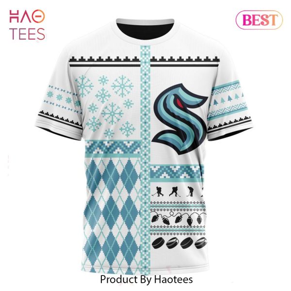 BEST NHL Seattle Kraken Specialized Unisex Christmas Is Coming V01 3D Hoodie