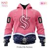 BEST NHL Seattle Kraken Specialized Unisex For Hockey Fights Cancer 3D Hoodie