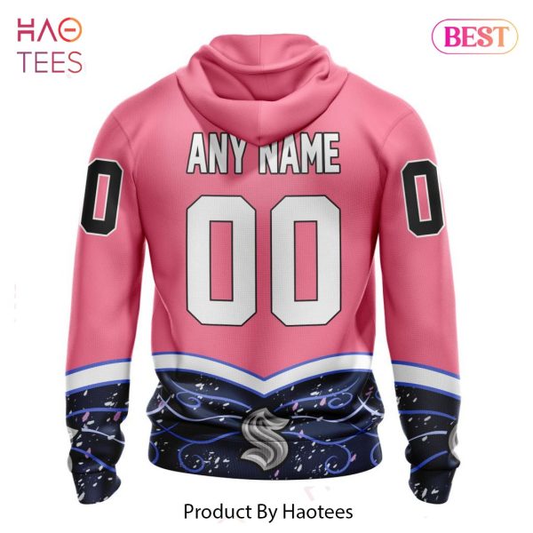 BEST NHL Seattle Kraken Specialized Unisex For Hockey Fights Cancer 3D Hoodie