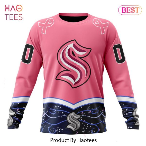 BEST NHL Seattle Kraken Specialized Unisex For Hockey Fights Cancer 3D Hoodie