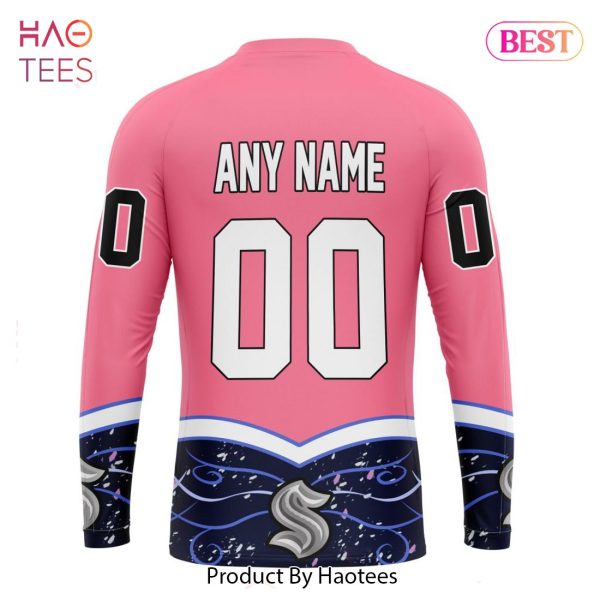 BEST NHL Seattle Kraken Specialized Unisex For Hockey Fights Cancer 3D Hoodie