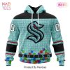 BEST NHL Seattle Kraken Specialized Unisex Kits Hockey Fights Against Autism 3D Hoodie