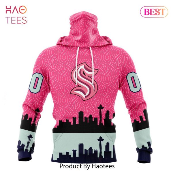 BEST NHL Seattle Kraken Specialized Unisex Kits Hockey Fights Against Cancer 3D Hoodie