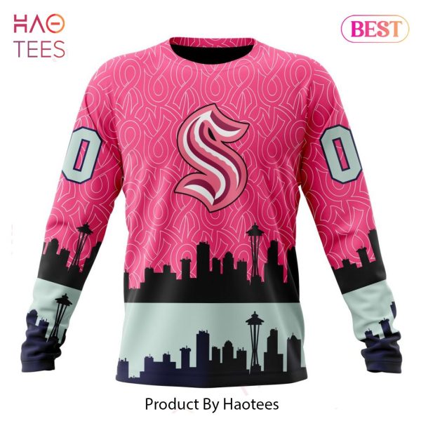 BEST NHL Seattle Kraken Specialized Unisex Kits Hockey Fights Against Cancer 3D Hoodie
