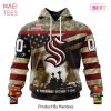BEST NHL Seattle Kraken Specialized Unisex Kits Hockey Fights Against Cancer 3D Hoodie BEST NHL Seattle Kraken Specialized Unisex Kits Hockey Fights Against Cancer 3D Hoodie
