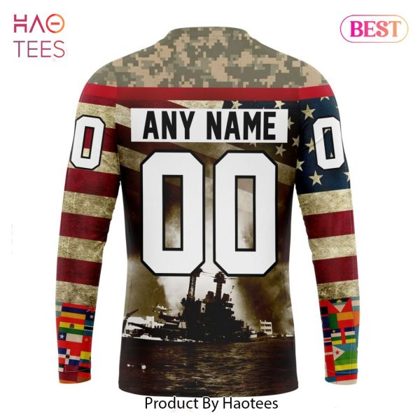 BEST NHL Seattle Kraken Specialized Unisex Kits Remember Pearl Harbor 3D Hoodie