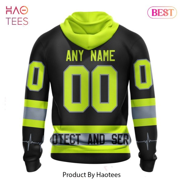 BEST NHL Seattle Kraken Specialized Unisex Kits With FireFighter Uniforms Color 3D Hoodie