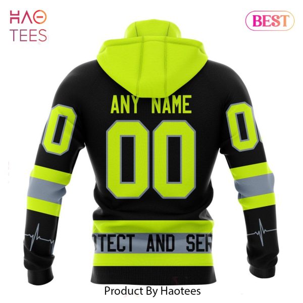 BEST NHL Seattle Kraken Specialized Unisex Kits With FireFighter Uniforms Color 3D Hoodie