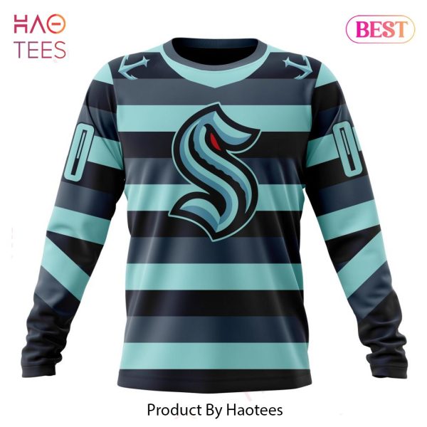 BEST NHL Seattle Kraken Specialized Unisex Kits With Retro Concepts 3D Hoodie