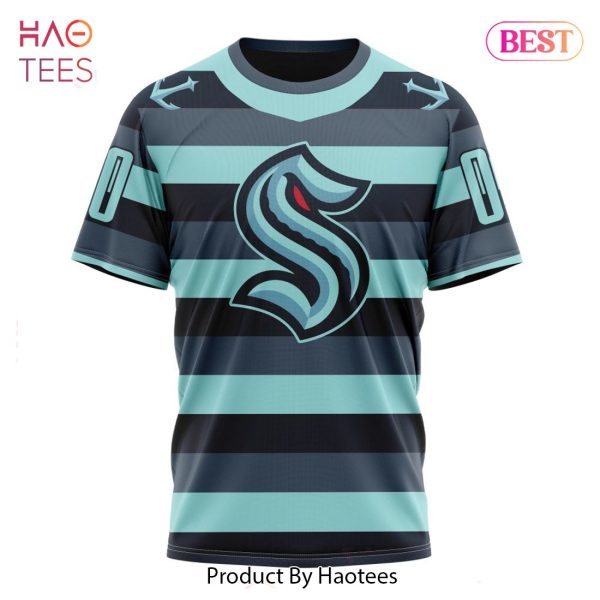 BEST NHL Seattle Kraken Specialized Unisex Kits With Retro Concepts 3D Hoodie