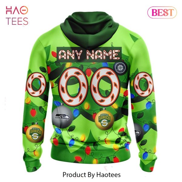 BEST NHL Seattle Kraken Specialized Unisex Kits With Unisex Kits With Christmass Tree Color And City’s Sport Teams 3D Hoodie